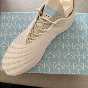 SAYSH Women's White Athletic Shoes